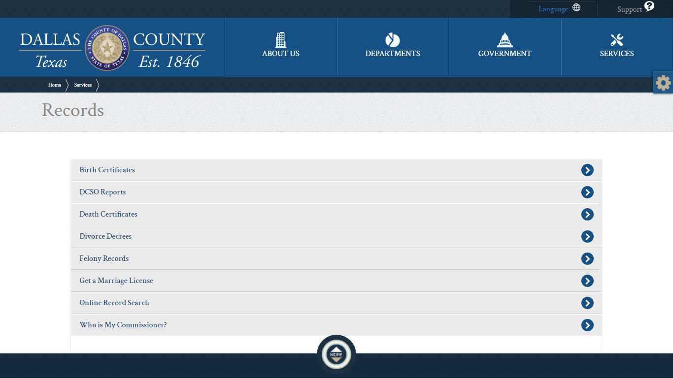 Dallas County | Records